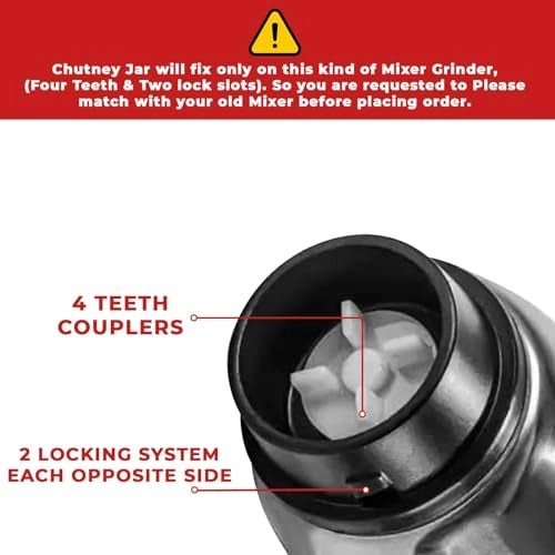 Chutney Jar - 400 ml 4 Teeth