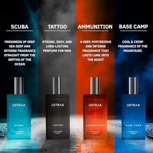 Tattoo + Basecamp + Scuba + Ammunition - Eau de Cologne Four