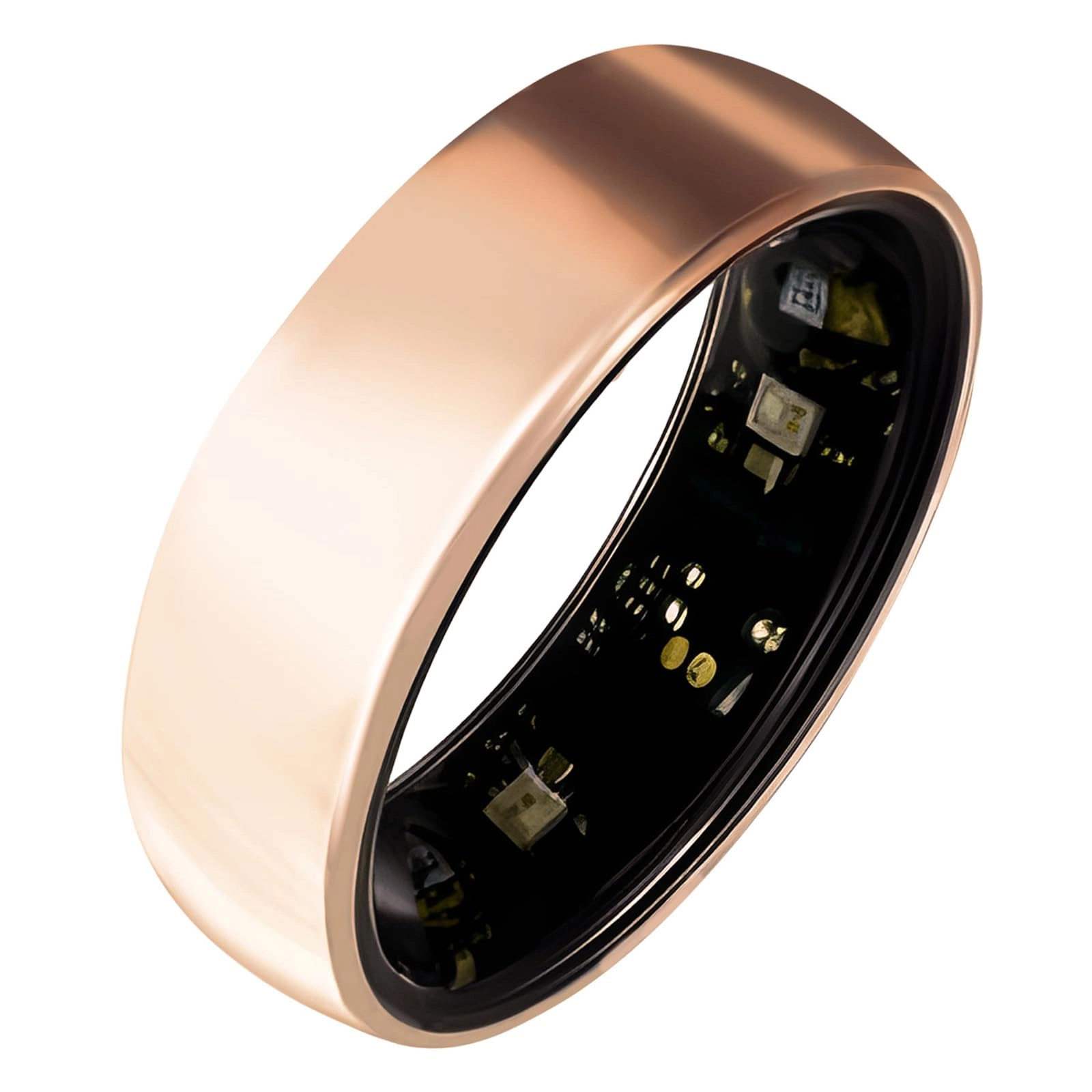 Smart Fitness Ring - Titanium 40+ Days Battery Life Rose Gold