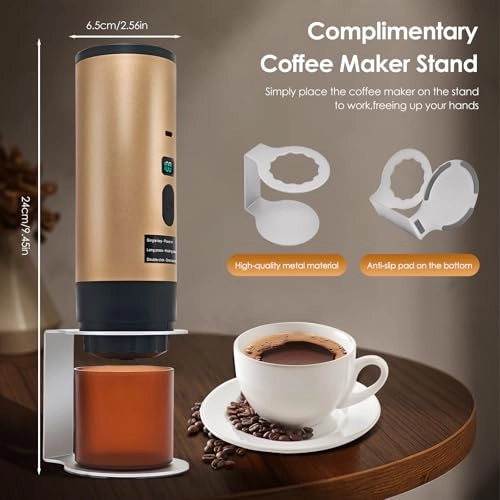 Portable Coffee Maker - 90 Milliliters NS/DG/Ground Coffee