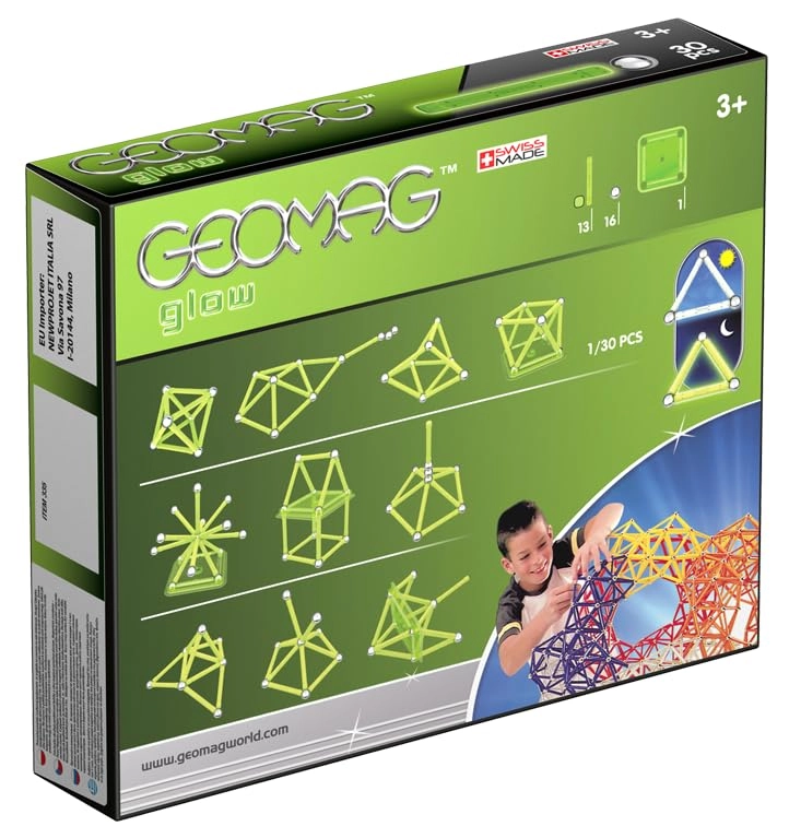 Glow Magnetic Construction Toy - 30 pcs