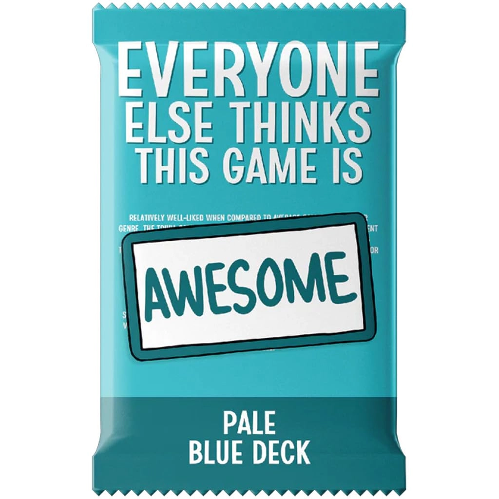 Cryptozoic Entertainment Everyone Else Thinks This Game is Awesome!: Pale Blue Deck Expansion - Trivia Game