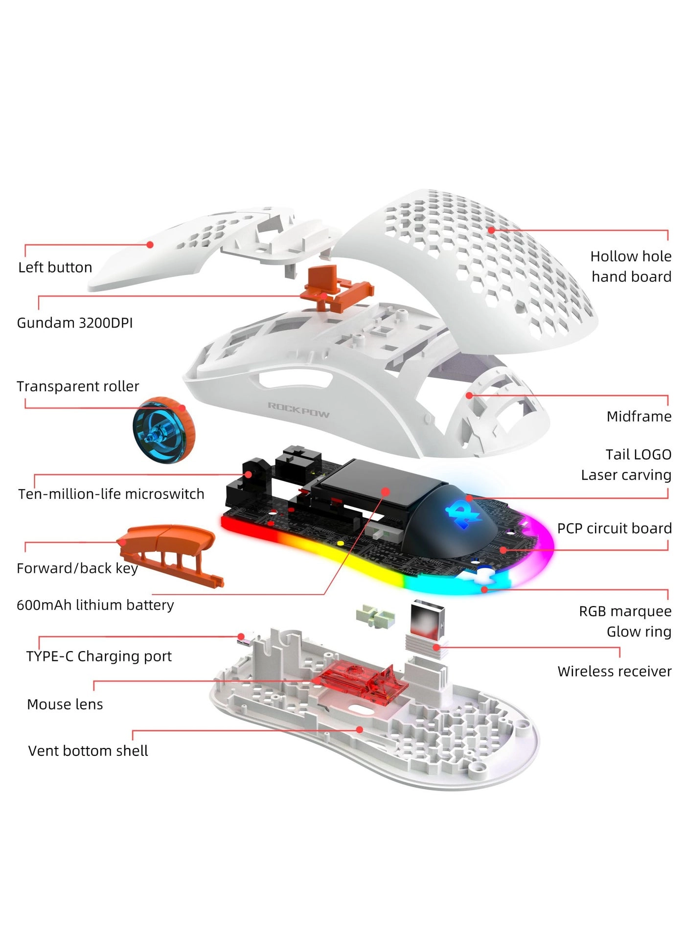 GM26 Gaming Mouse - Wireless