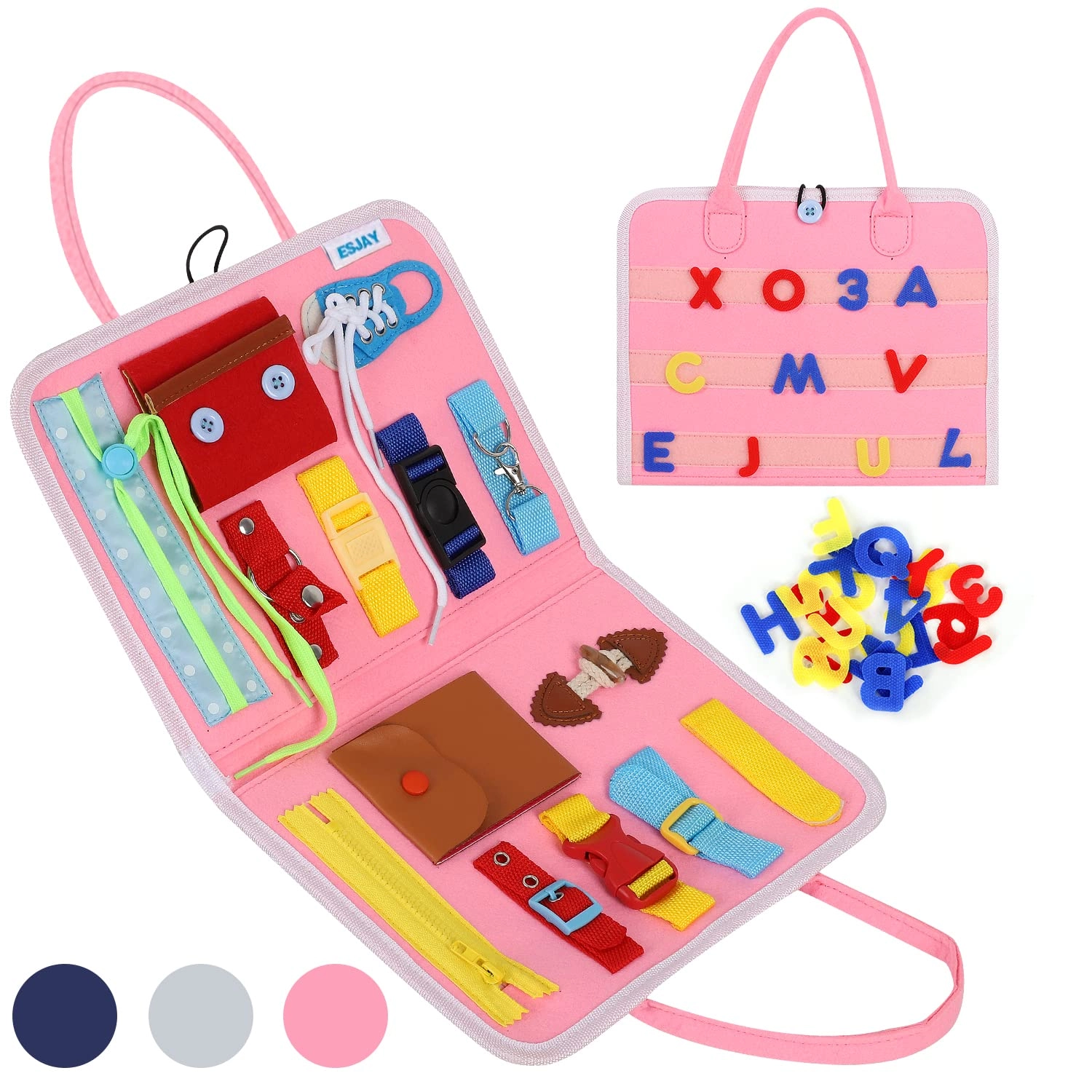 esjay Alphabet Busy Board - 3 years+