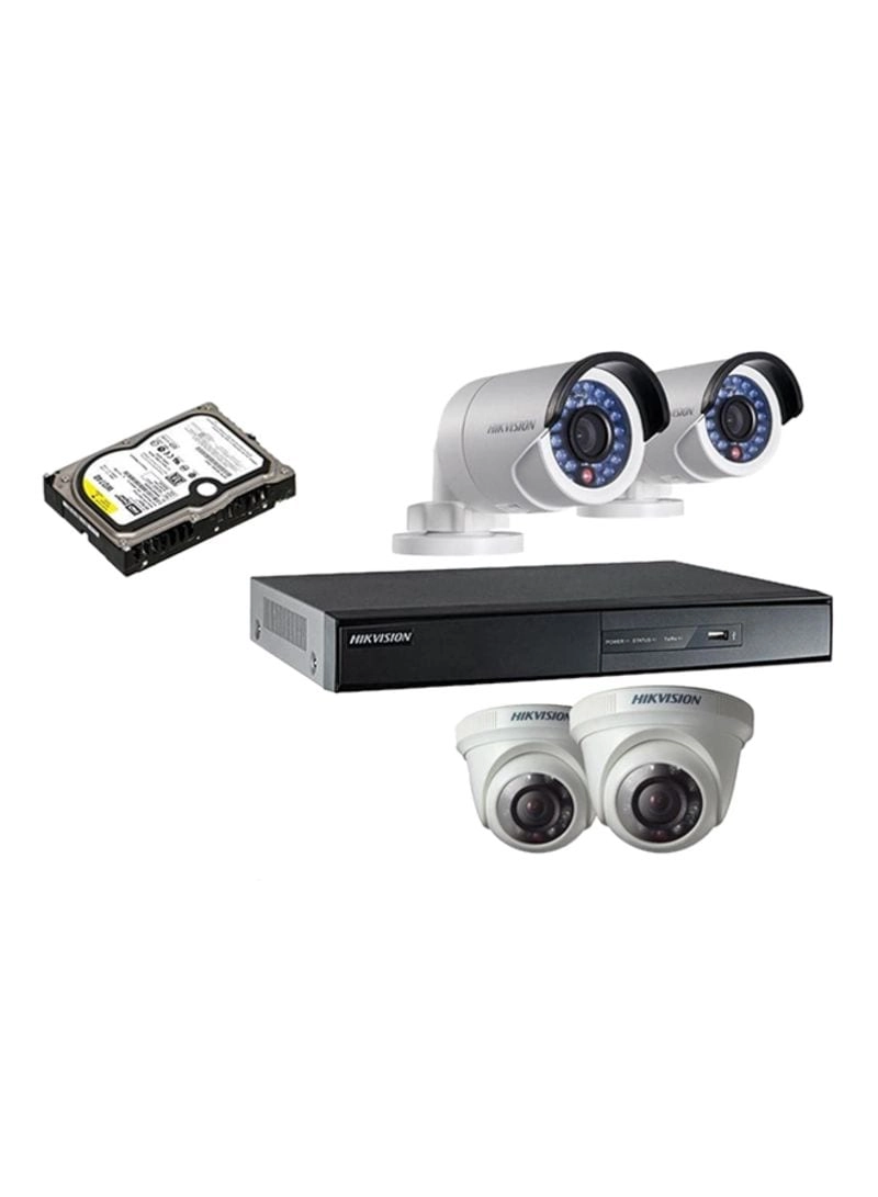 HICOM 6-Channel Turbo HD DVR + IP Camera - 1TB