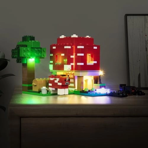 Light Kit for Lego The Mushroom House (21179) - LED USB Powered