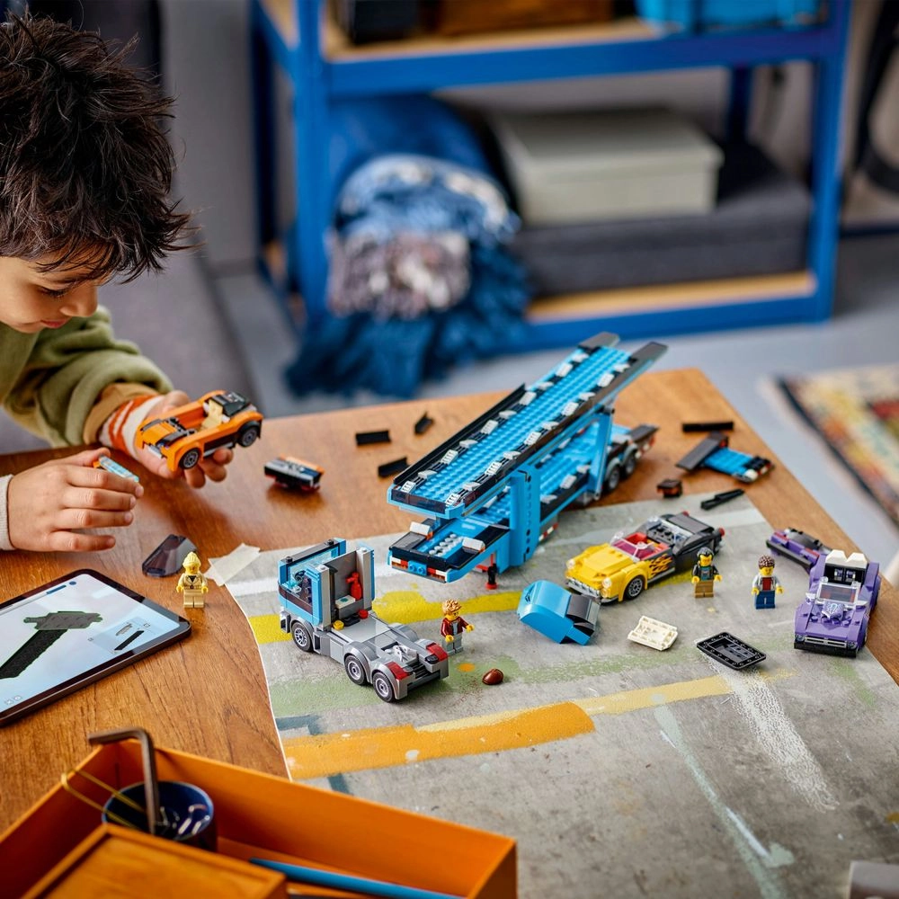 City Car Transporter Truck with Sports Cars (60408)