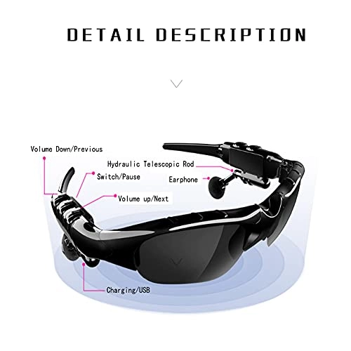 Bluetooth Polarized Glasses - Yellow