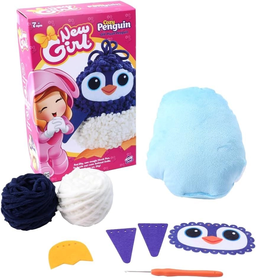 New Girl Penguin DIY Plush - 25.5 cm Multi Colour