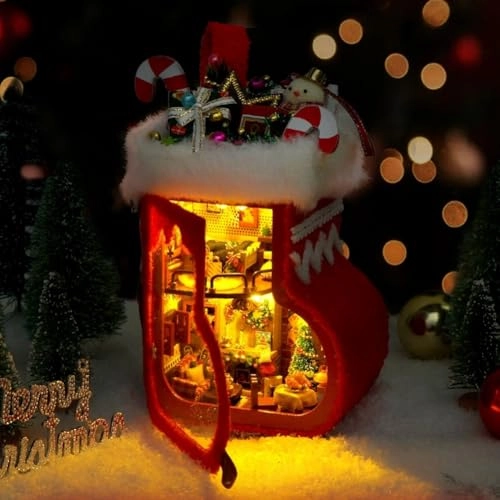 Miniature Wooden Dollhouse Furniture Kit - Creative Room 1:24