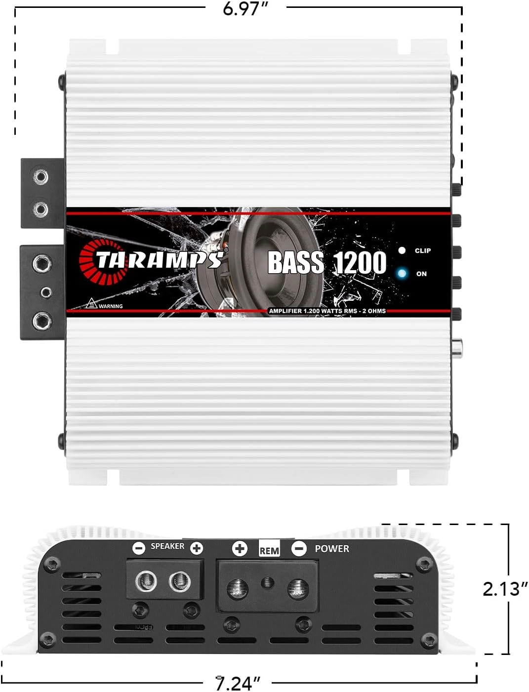 BASS1200.2 - Class-D Mono 1200W RMS