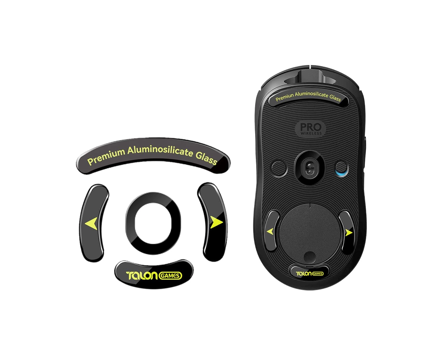 Glass Mouse Feet - Curved Edges Ultra Strong