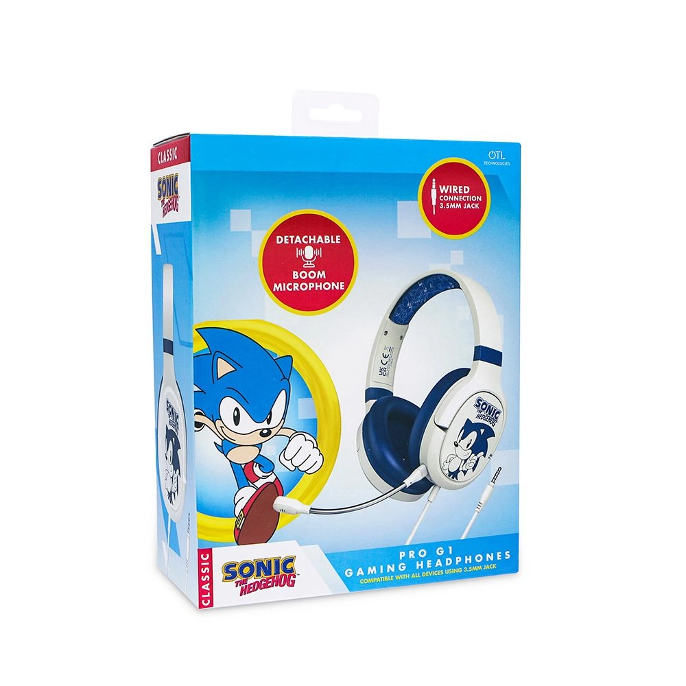 Classic Sonic the Hedgehog Pro G1 Wired Headset