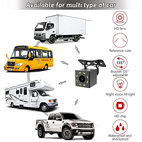 Reversing Backup Camera - Night Vision Wired 782*582 pixels
