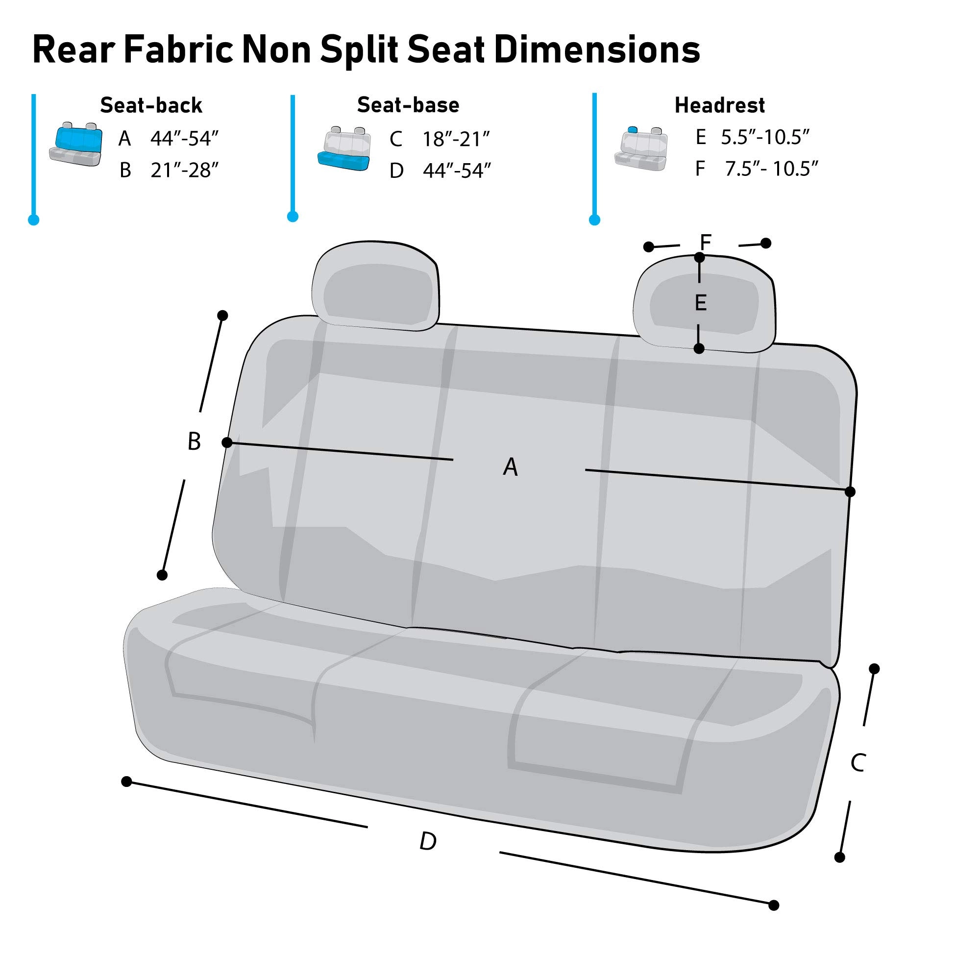 Rear Set Travel Master - Universal Fit Split Bench