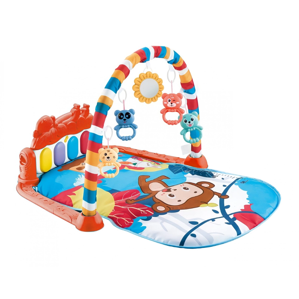 Monkey Hat Pedal Piano Activity Play Mat - 2+