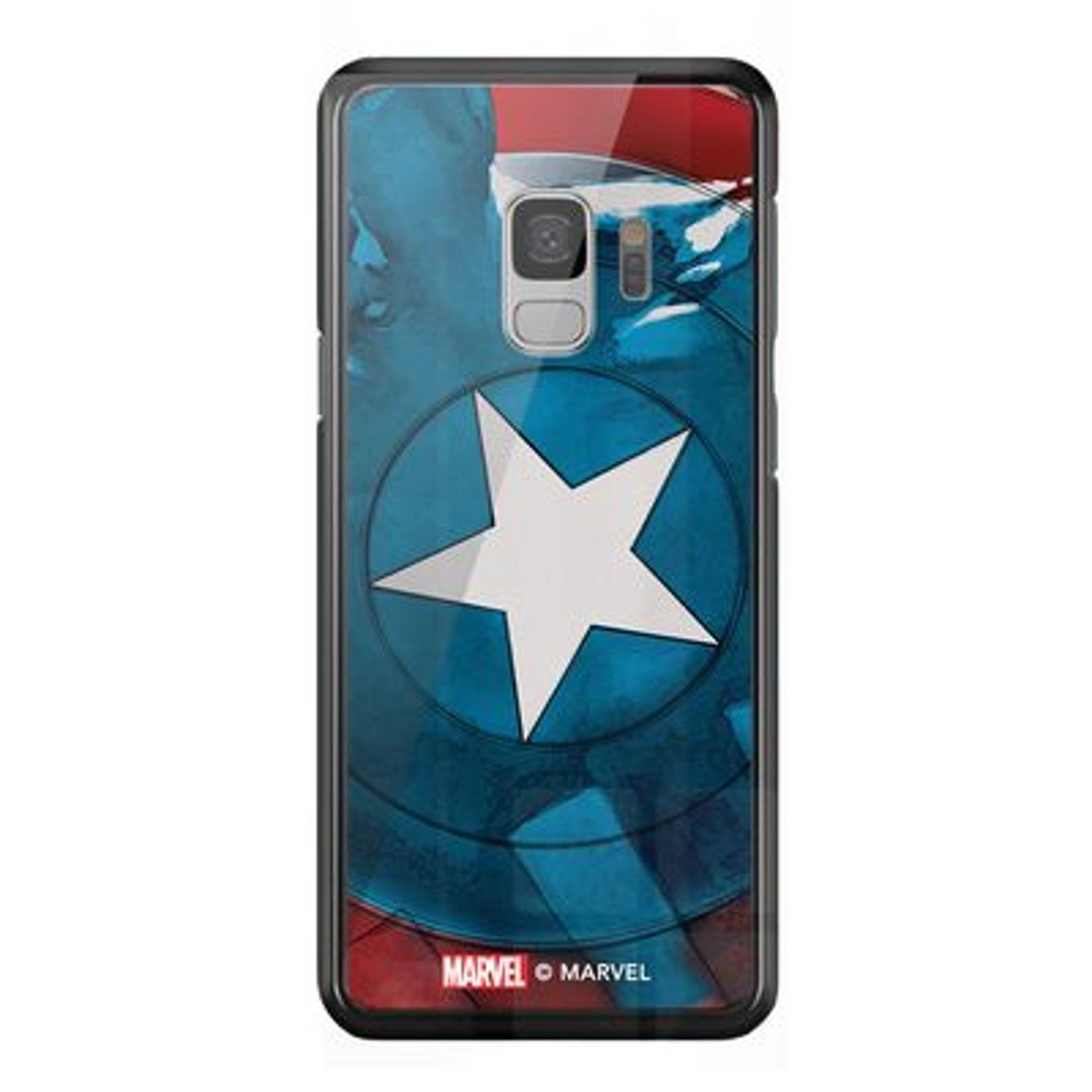 Marvel Watercolour Cap'S Sheild Back Case for Galaxy S9