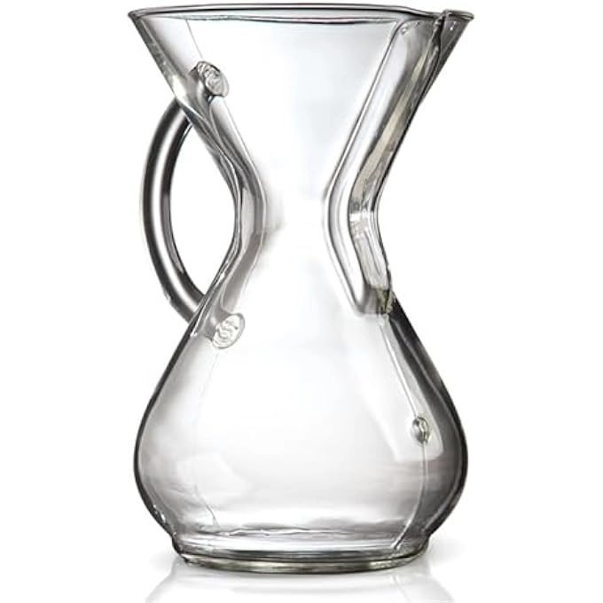 Chemex Six Cup - 30Oz Borosilicate Glass Dishwasher Safe Compatible With Fp1 And Fc100 Filters
