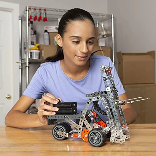 Motorized Supercar STEM Activity Building Kit - 27-in-1 466 pcs