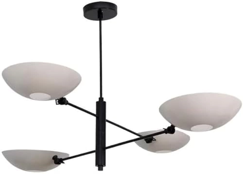 4 Light Pendant Mid Century Sputnik Ceiling Light Fixture