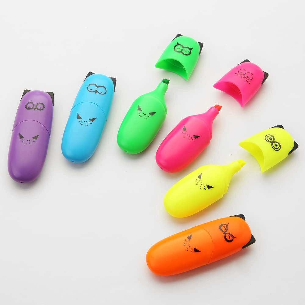 Mini Highlighter Pen - Multicolored Chisel