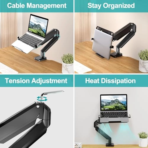 Laptop Arm Mount - 17" 13"- 32"