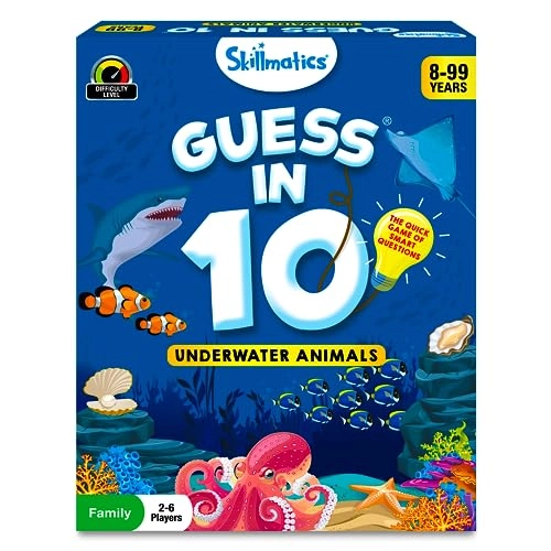 Guess in 10 Underwater Animals - Card Game