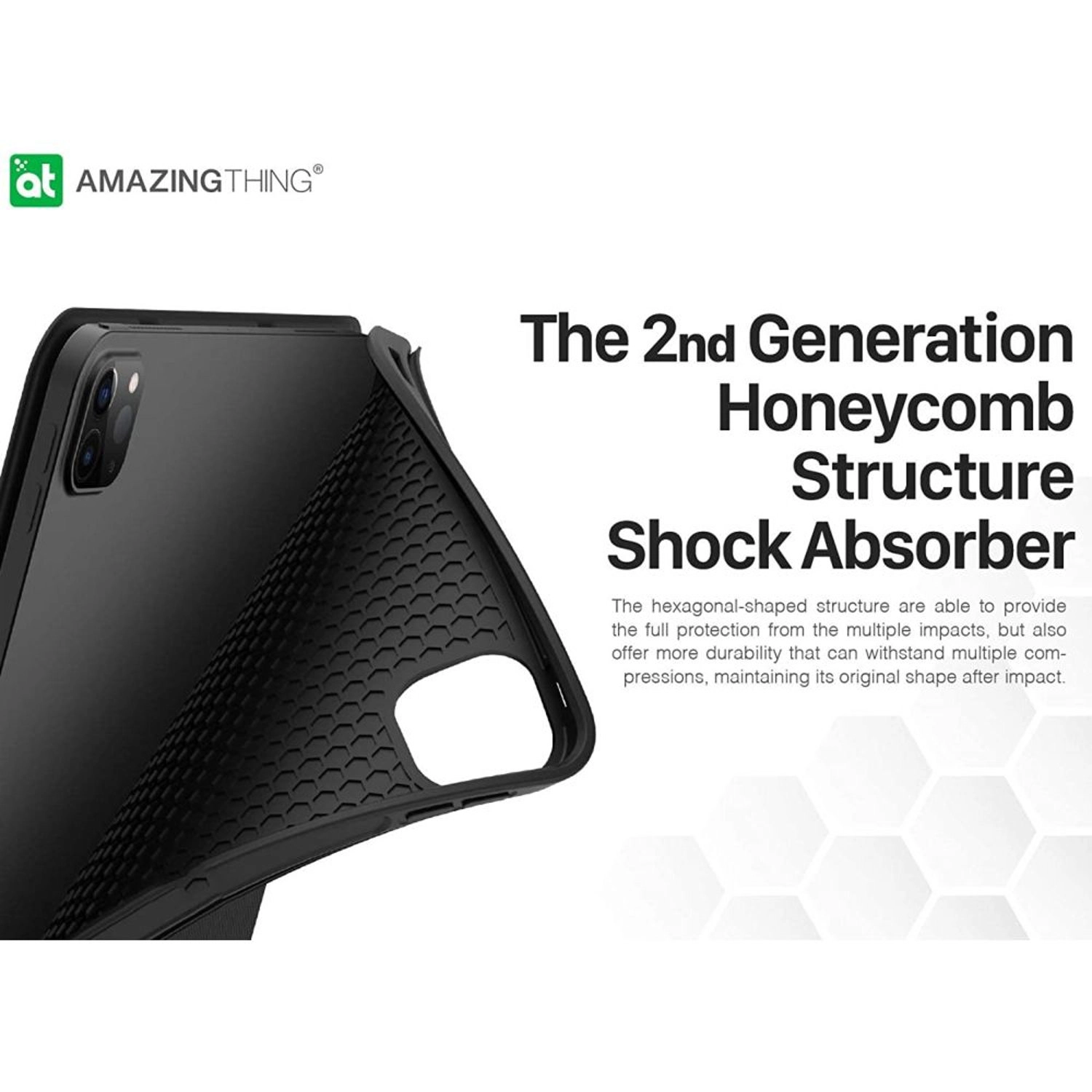 Folio Case with Screen Protector for iPad Pro 12.9-inch (2020)