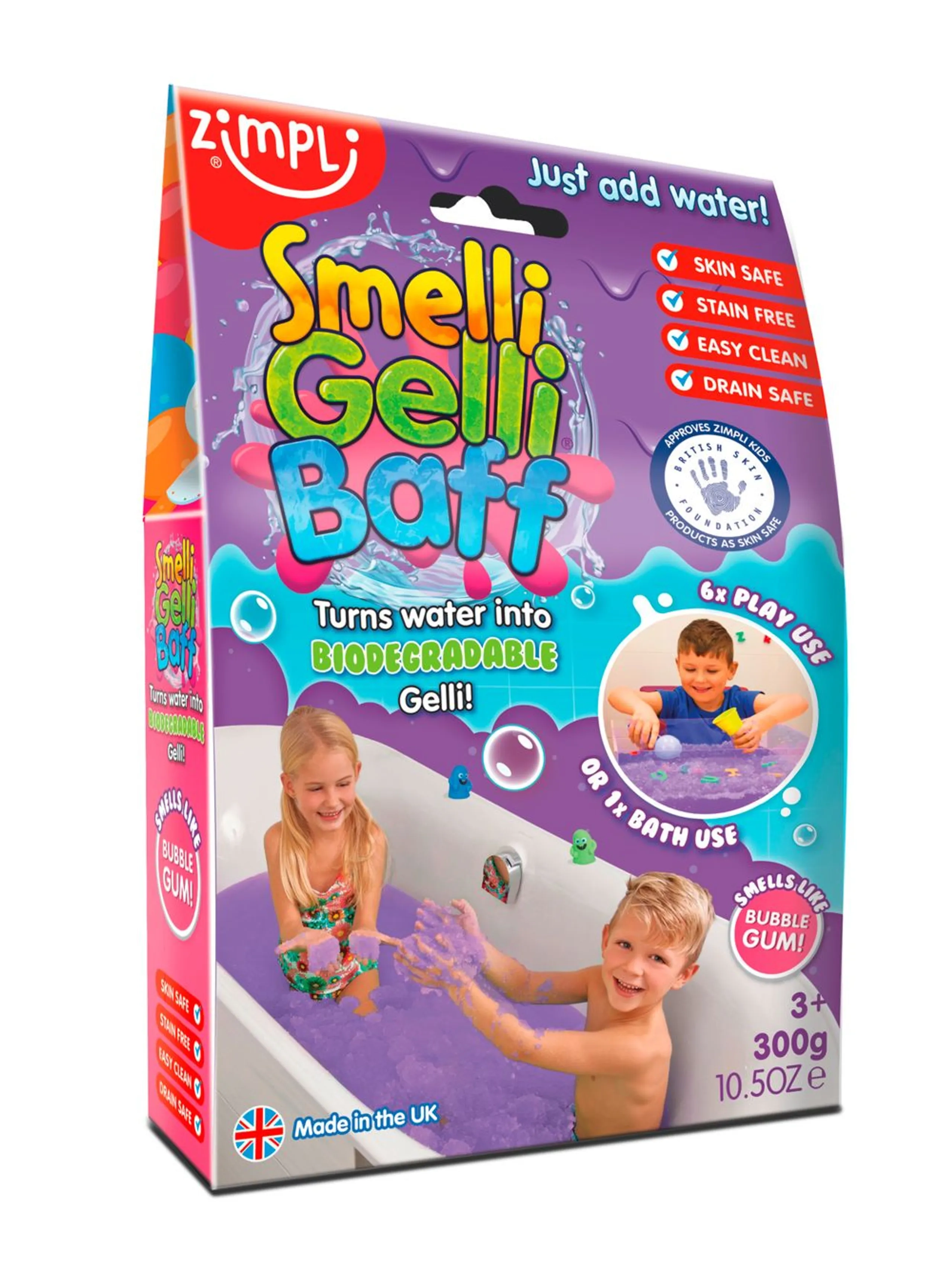 Zimpli Kids Smelli Gelli Baff - Bubblegum