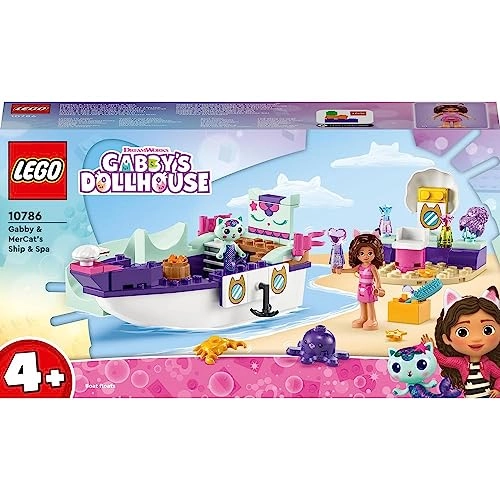 Gabby's Dollhouse Gabby & MerCat's Ship & Spa Boat (10786)