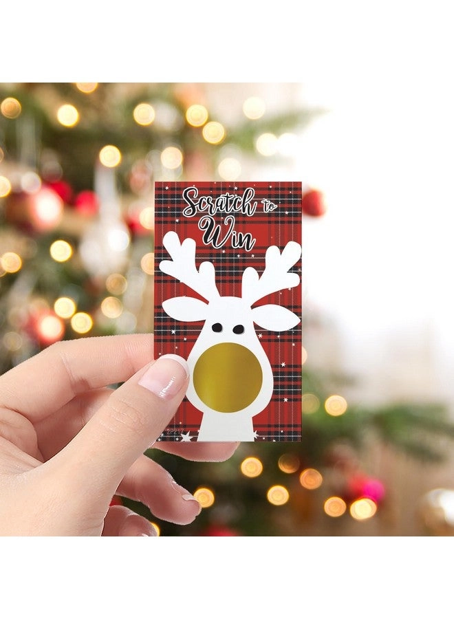 Reindeer Christmas Scratch Off Cards - 28 Count