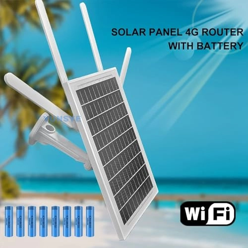 Wireless 4G SIM Card Solar Router - 802.11.be