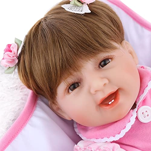 Reborn Baby Doll - 18 Inch 45cm Soft Vinyl Girl