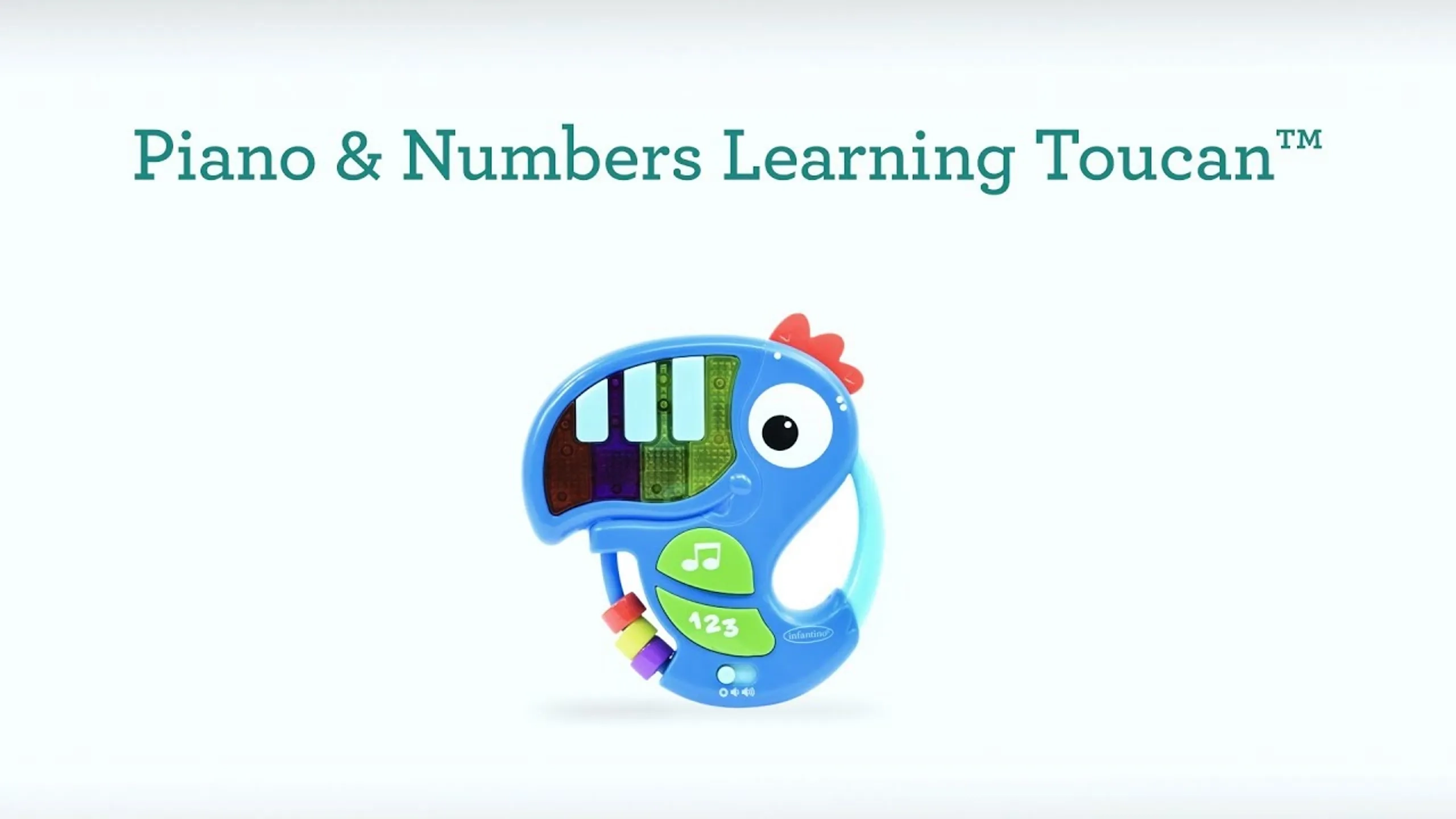 Piano & Numbers Learning Toucan - Suitable for 6-24 months