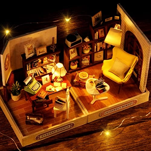 DIY Miniature Dollhouse Kit - Warm Moment 1:24