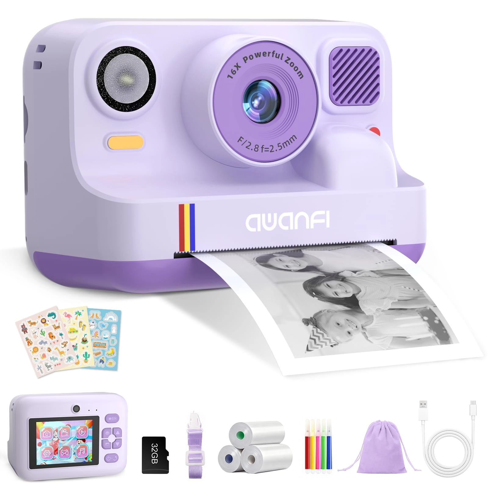 X2 - 32GB 1080P Instant Print