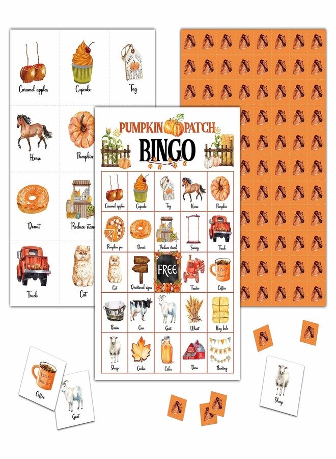 KFNER Pumpkin Bingo Game - 24 Players Fall Harvest