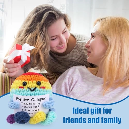 Octopus Crochet 6.7 cm - Handmade Multicolored