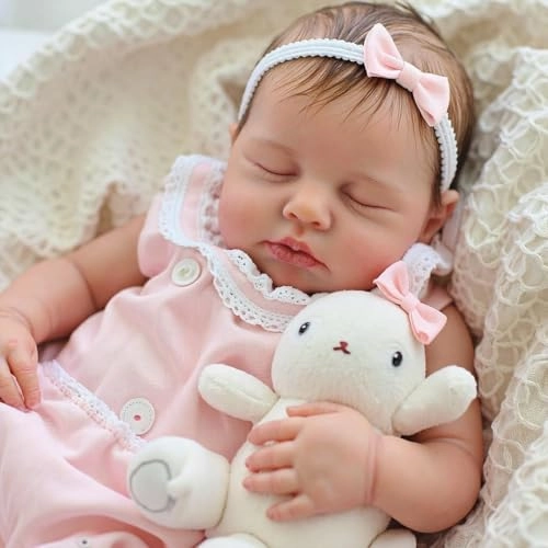 Loulou Reborn Baby Doll - 20 inch Full Body Vinyl Girl Ages 3+