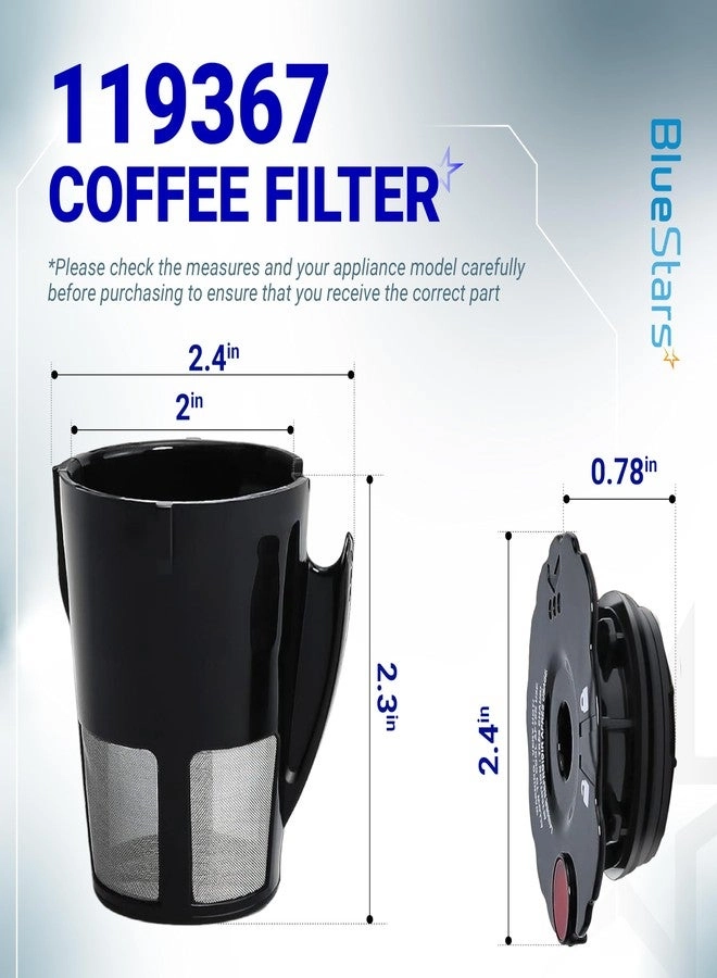 Keurig Filter Replacement Part - 2 Pack Reusable K-Cups 2.0