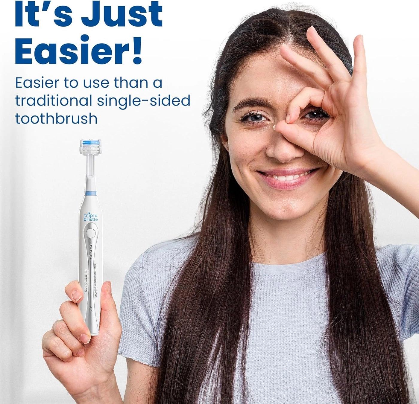 Sonic Electric Toothbrush - 31,000 VPM 3-sided