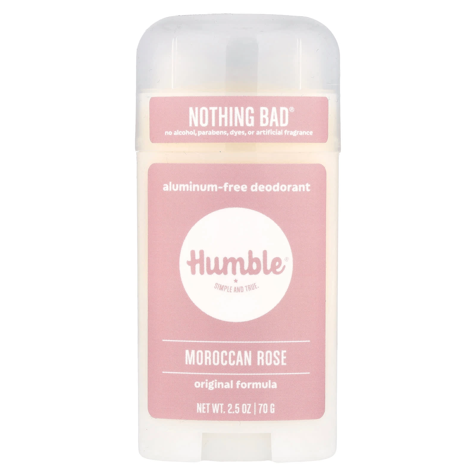 Humble Brands Aluminum-Free Deodorant - Moroccan Rose 2.5 oz (70 g)