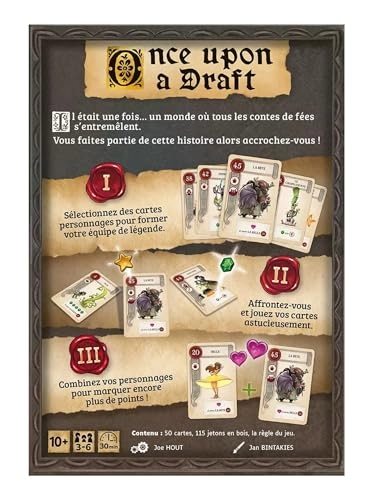 Once Upon A Draft - Card Game + Bellevue - Card Game + Bottle Opener (French)