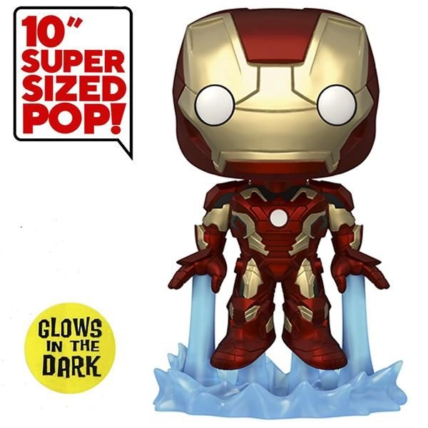 FUNKO Iron Man - Marvel - Jumbo Vinyl Glow in the Dark