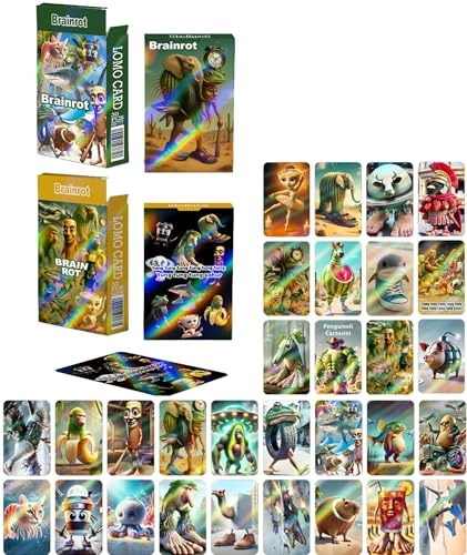 Brainrot Cards - 60PCS 2 Boxes Set