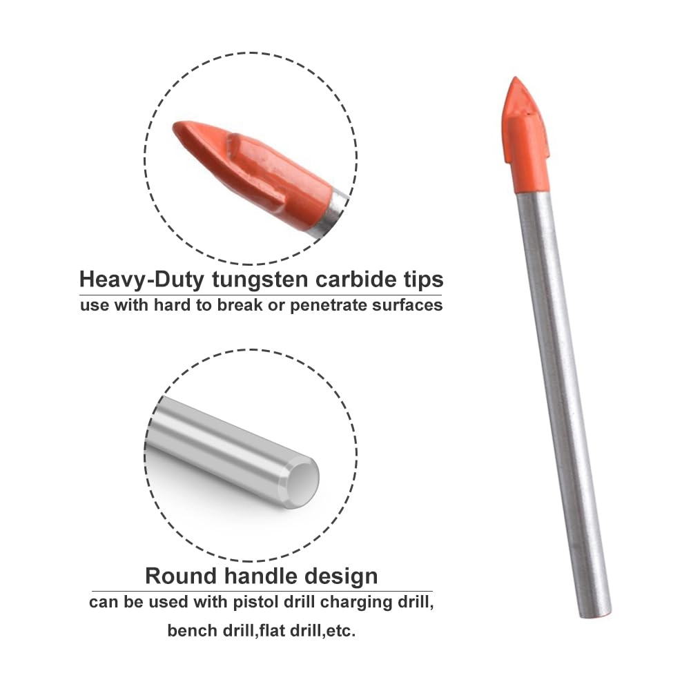 Drill Bit Set - carbide 10 Pieces 6mm