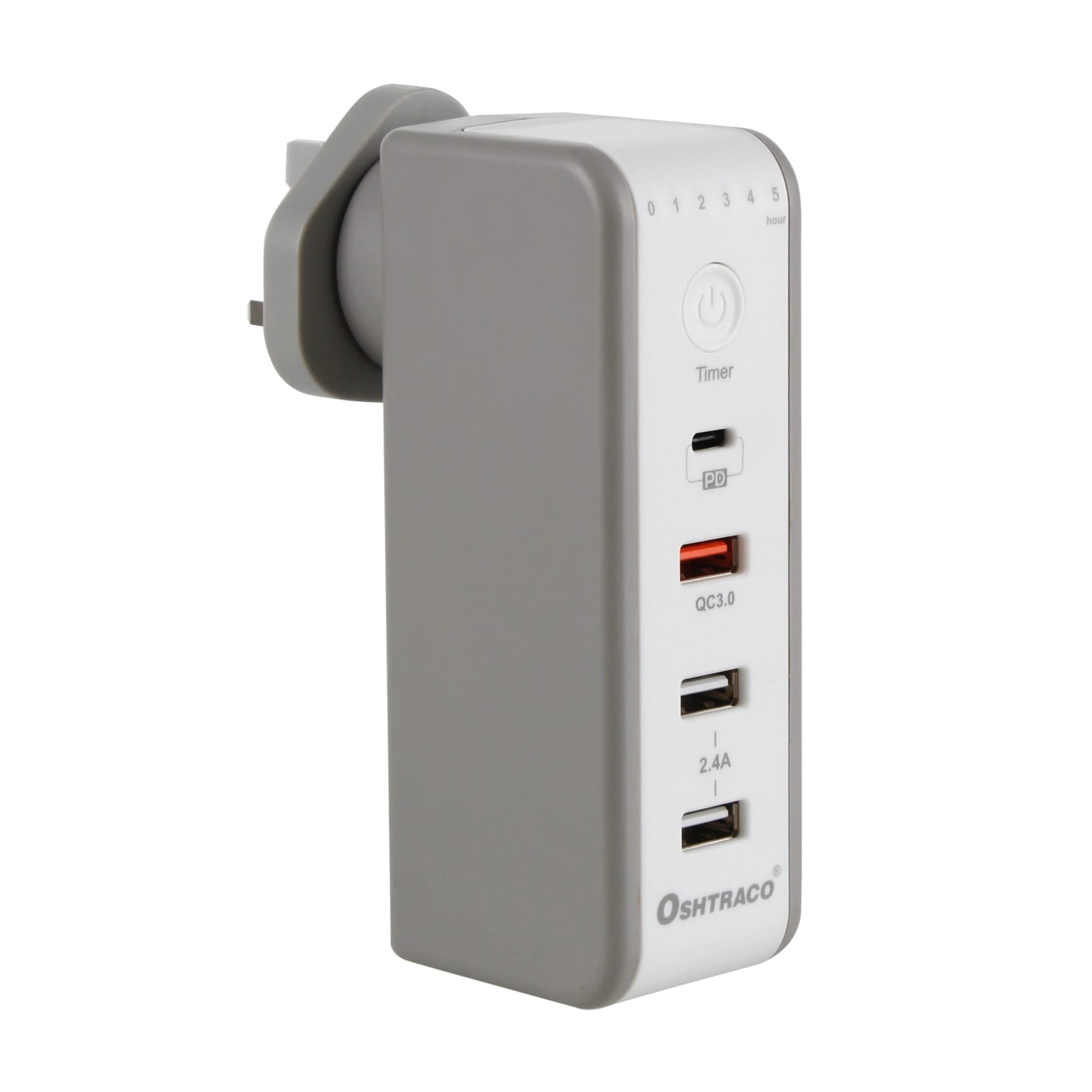 Oshtraco USB Hub - 18W 4 USB Charging Slots