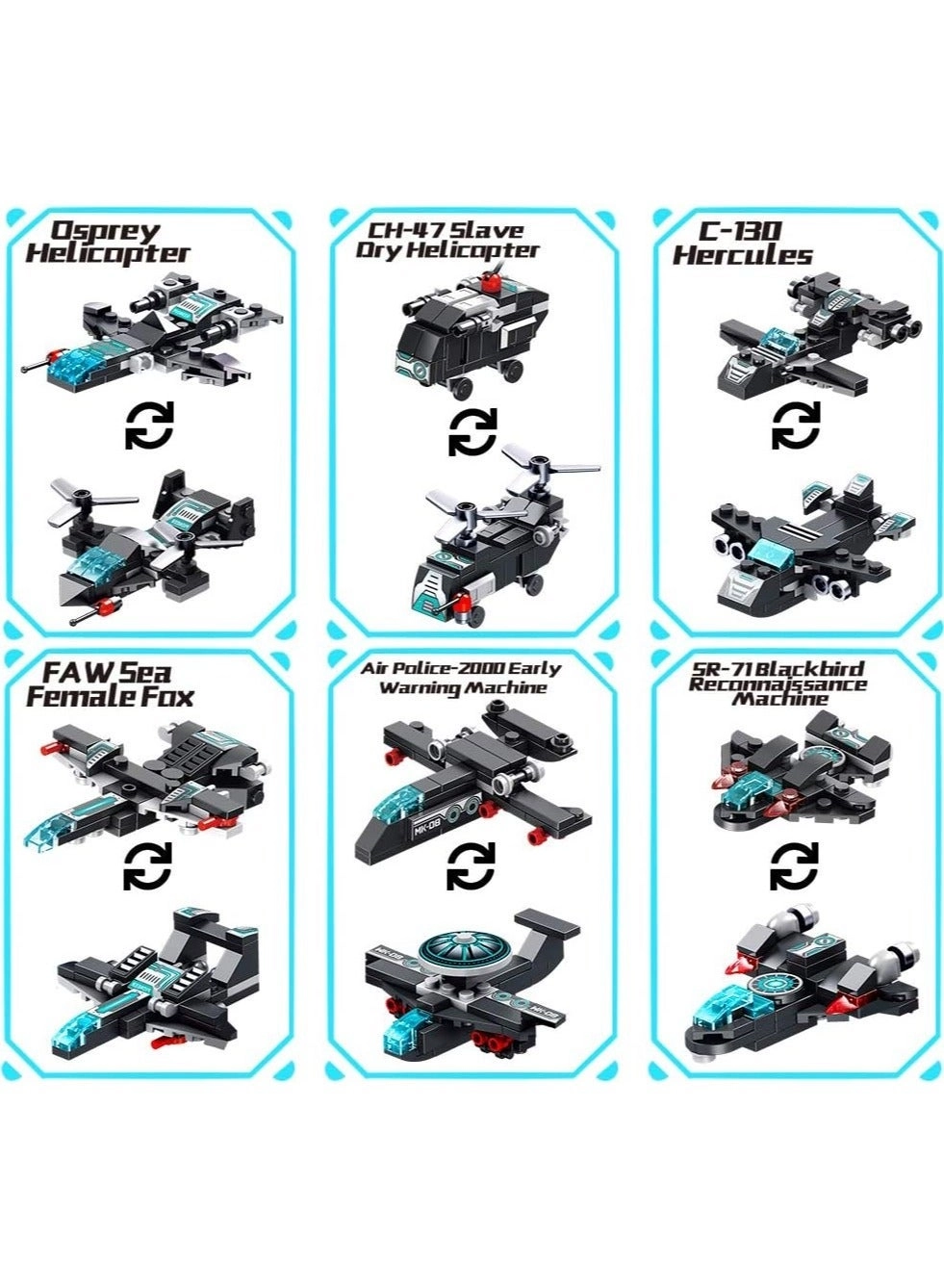 STEM Robot Building Toys - 577 pcs