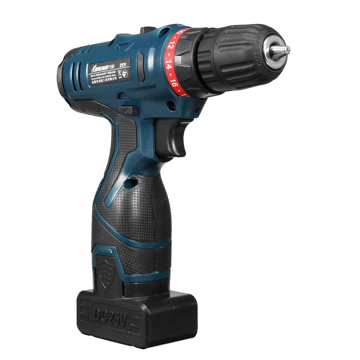 Wnew Cordless Hammer Drill - 25V Li-Ion 2 Speed