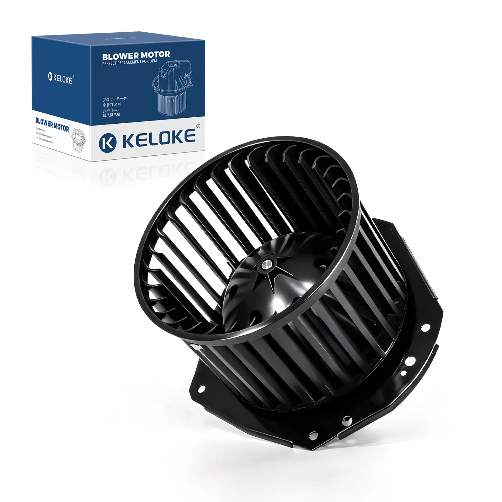 keloke Front Blower Motor - AC Fan Compatible with Chevy & GMC Vehicles